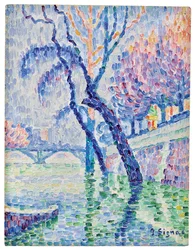 Pont des Arts, Flood