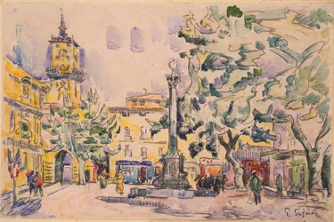 Square of the Hotel de Ville in Aix-en-Provence