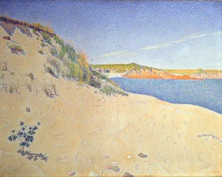 The Beach at Saint-Briac. Op. 212 Sandy seashore, 1890