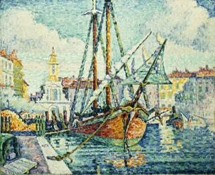 The Port of St. Tropez, 1923