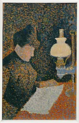Woman Under the Lamp