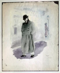 Paul Valéry: Self-portrait. 1894