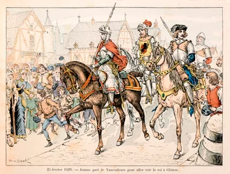 Illustration taken from the book Jeanne d