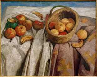 Still Life with Apples and Bananas