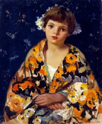 A Girl in Kimono