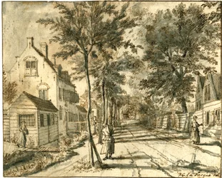 Bezuidenhoutseweg Seen Towards Herengracht, 1760