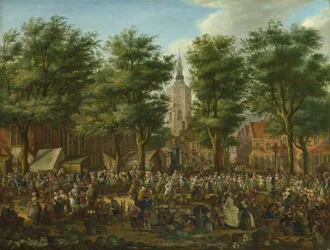 The Grote Markt at The Hague