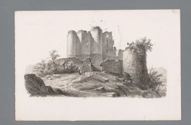 View of a Ruin with Tower (Principles of Landscapes series)