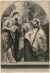 Madonna and Child Appearing to the Kneeling Saint Francis Xavier