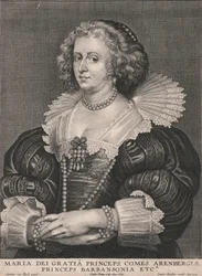 Maria dei Gratia Princeps, Comes Arenbergiae, Princeps Barbansonia etc.