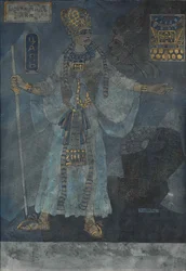 The King of Egypt. Costume Design for the Opera Aida by Giuseppe Verdi
