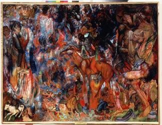 Composition with a Rider