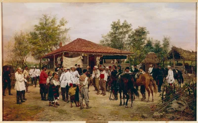 The Staff of 12 Army Corps in Bulgaria in 1877