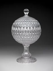 "Argus" Covered Compote, c.1855-75