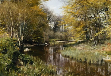 A Wooded River Landscape