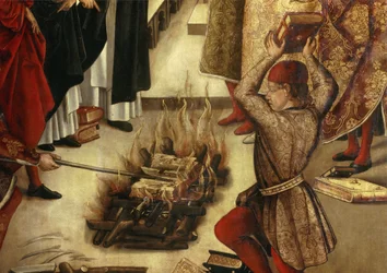 Saint Dominic and the Albigensians (Detail)