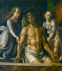 Pietà with two angels, 1480