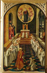 The Virgin Appears to a Community of Dominican Monks and Blesses Them