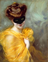 Portrait of a Lady with a Mask