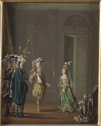 King Gustav III of Sweden and Ulrika Eleonora von Fersen by Pehr Hillestroem