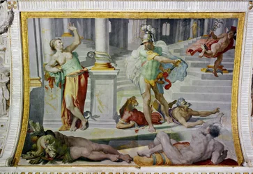 Ulysses and Circe, circa 1550 (fresco)