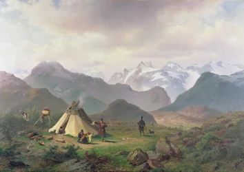Motif from Kvikkjokk, 1862