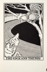 The Cock and the Fox, from Fontaine Fables