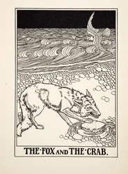 The Fox and the Crab, from A Hundred Fables of Aesop