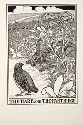 The Hare and The Partridge, from Fontaine Fables