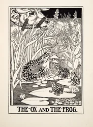 The Ox and the Frog, from A Hundred Fables of Aesop