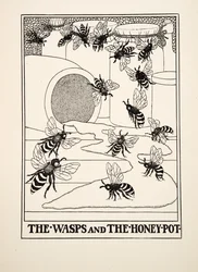 The Wasps and the Honeypot, from A Hundred Fables of Aesop