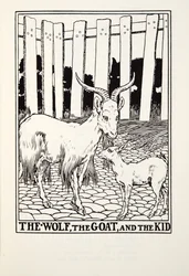 The Wolf, the Goat and the Kid, from Fontaine Fables