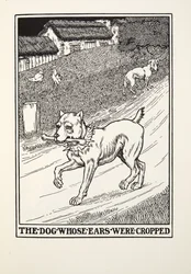 The Dog whose Ears were Cropped, from Fontaine Fables, pub. 1905