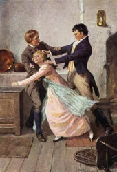 Illustration for Wuthering Heights by Emily Bronte