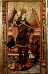 The Archangel Michael weighing the Souls of the Dead