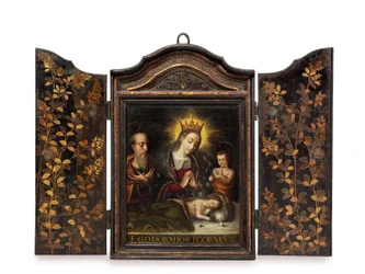 A Portable Christian Shrine (Seigan) Commissioned by the Portuguese Jesuits