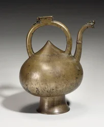 A Safavid brass ewer, Iran, 17th century