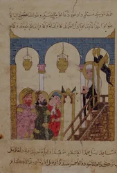 Abu-Zayd preaching in the Mosque of Samarkand from 