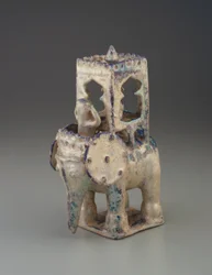 Elephant with Howdah and Figure