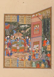 The Envoys of Salm and Tur before Faridun