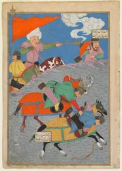 Battle between Zanga and Awkhast