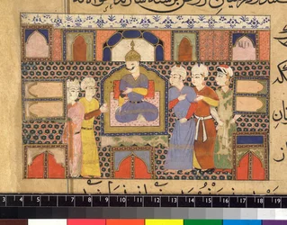 Ghiyath al-Din enthroned