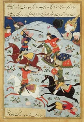 Battle between Goliath and David