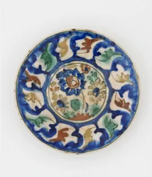 Plate, possibly Tabriz, Iran, Safavid period, late 16th-early 17th century