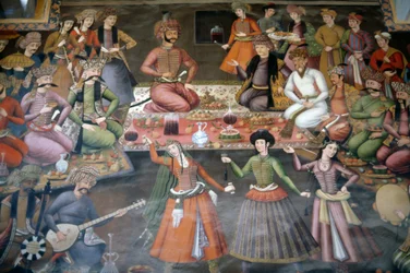 Shah Abbas I Great receiving Nadr Vali Muhammad Khan of Khanate of Bukhara, Reception Hall