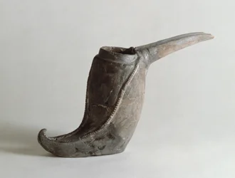 Vessel in the form of a boot, from Kaluraz, Gilan, Iran, c.1st millennium BC