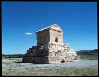 View of the tomb of Cyrus