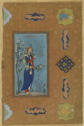 Woman with a Spray of Flowers