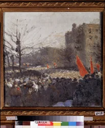 Revolutionary Demonstration in February 1917
