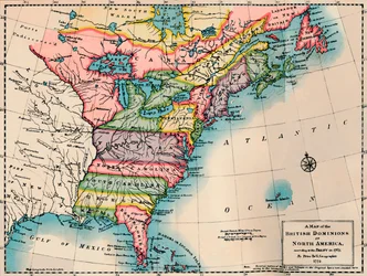 Map of the British Dominions of North America, 1772
